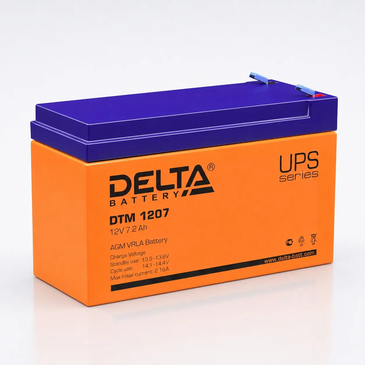 Аккумулятор Delta DTM 1207 12 В 7 Ач
