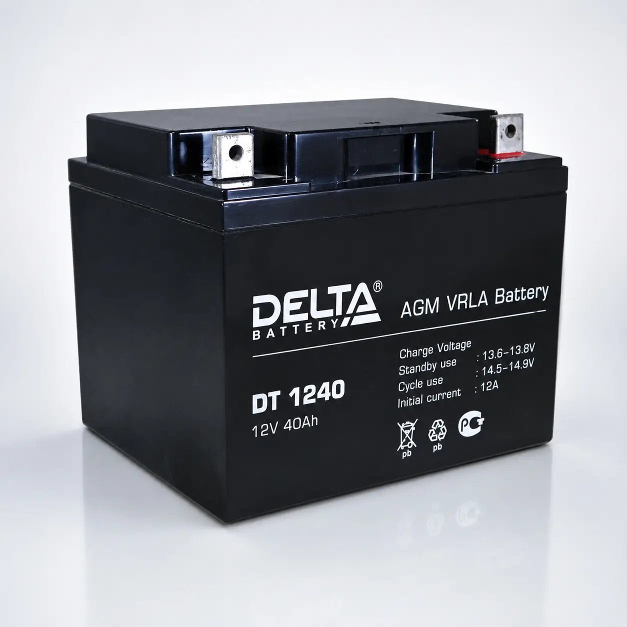 Аккумулятор Delta DT 1240 12 В 40 Ач