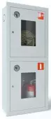 Шкаф пожарный ШПК 320В открытый со стеклом – ш-пк-003 (в), цвет - белый пожарный шкаф для рукава и огнетушителей