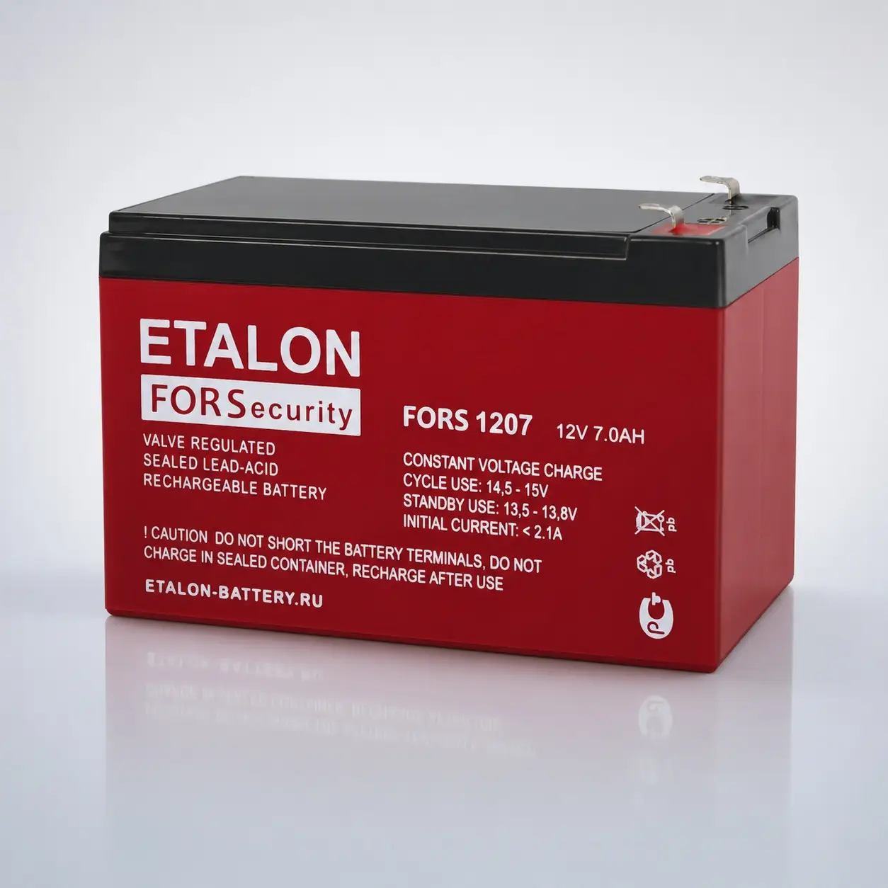 Аккумулятор ETALON FORS 1207 12 В 7 Ач