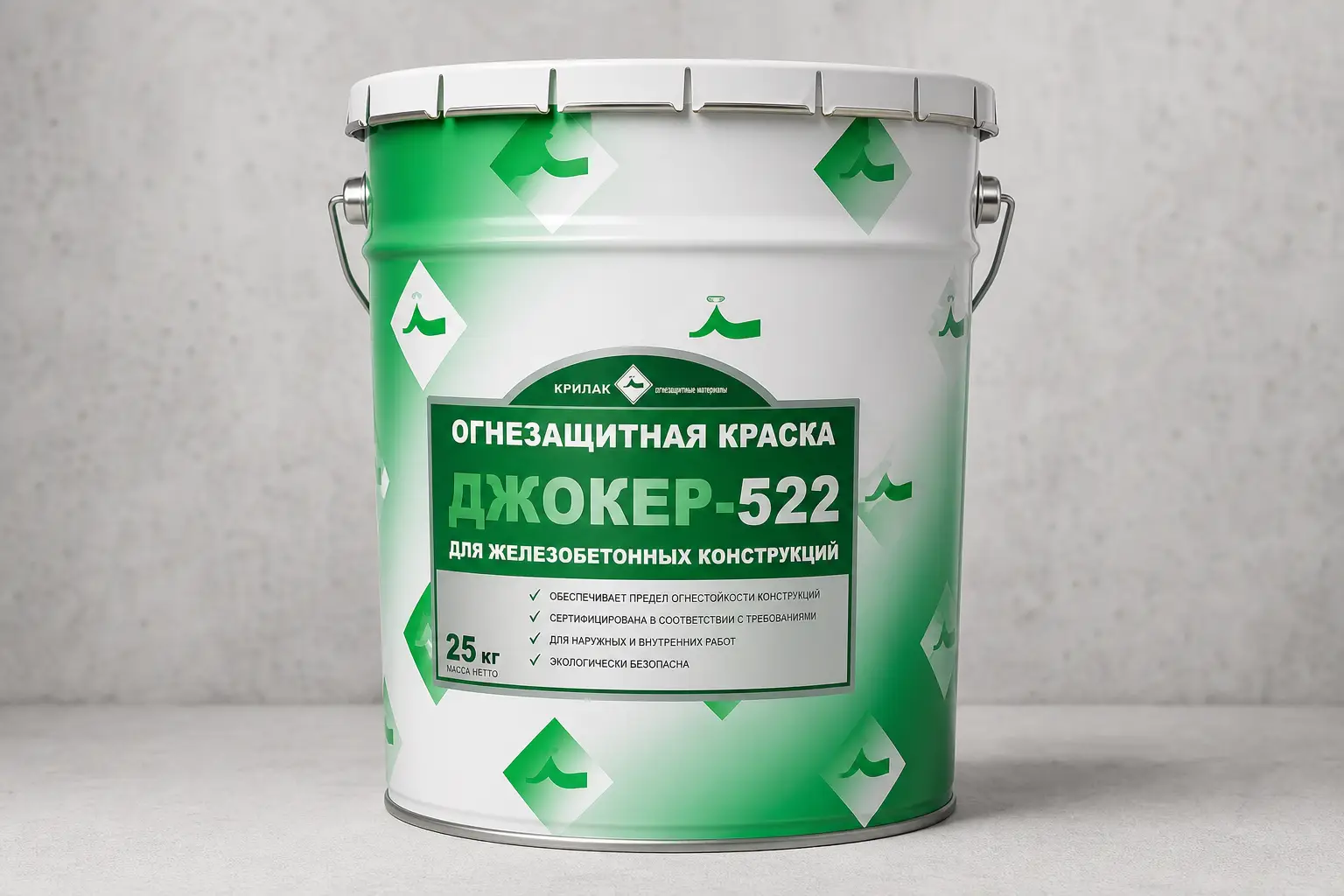 Огнезащитная краска Джокер 522 (Ведро 25кг)