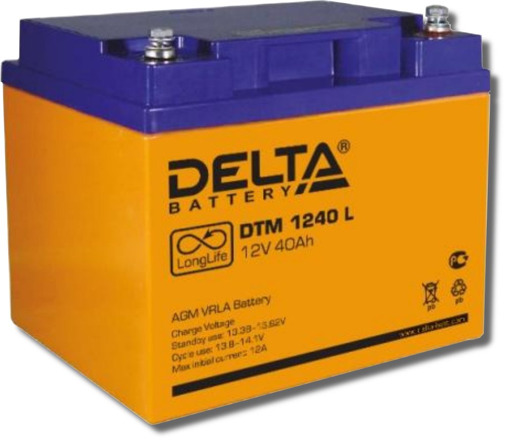 Аккумулятор Delta DTM 1240 L 12 В 40 Ач