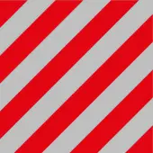 Знак Крупногабаритный груз Световозвращающий (Пленка 400 х 400)