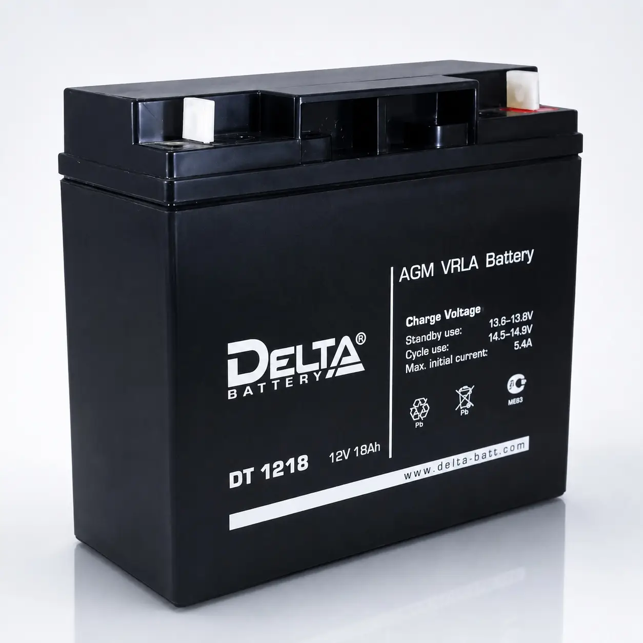 Аккумулятор Delta DT 1218 12 В 18 Ач